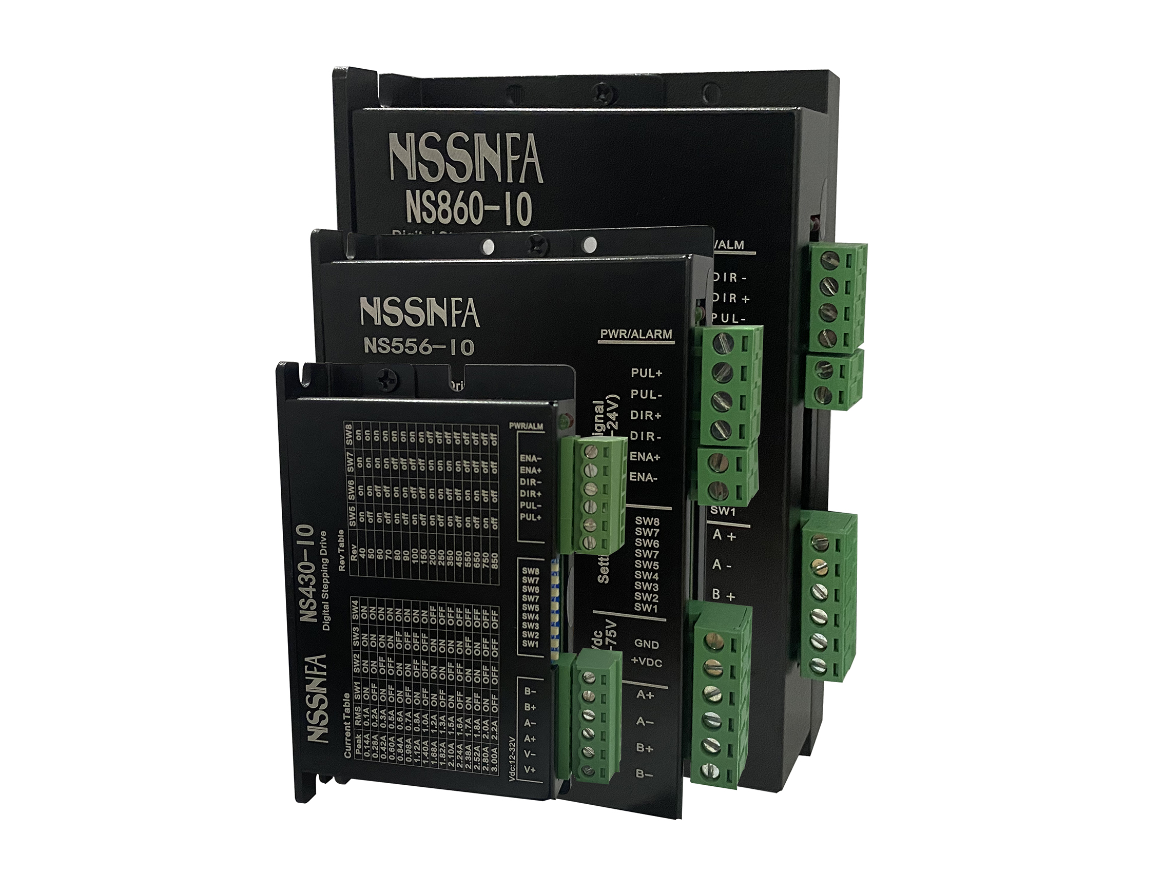 NS430/556/860 IO數(shù)字式兩相步進驅(qū)動器